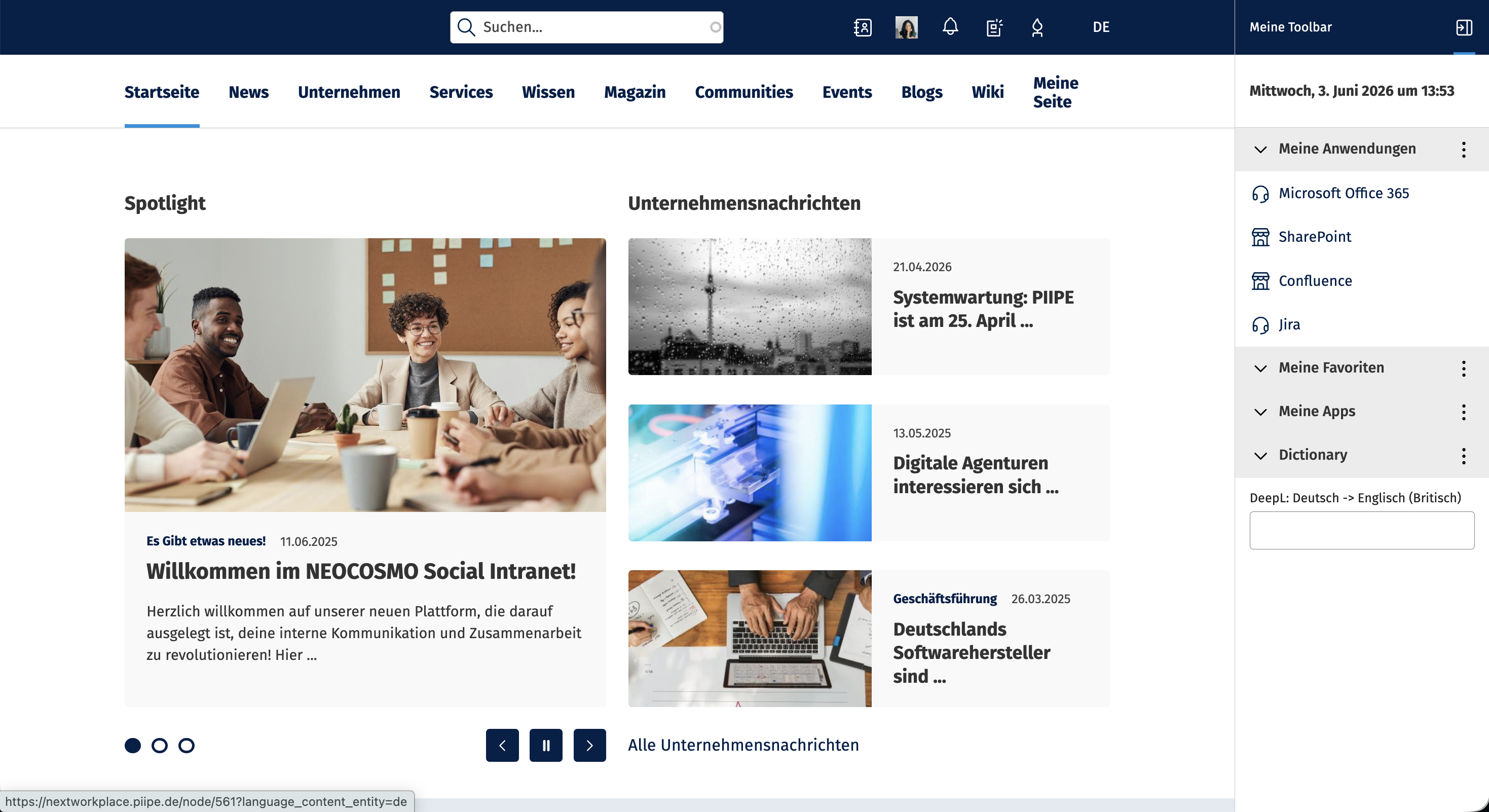 neo workplace – Zielgruppen digital erreichen, informieren und mit Intelligenz unterstützen
